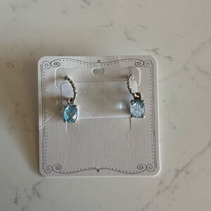 Pandora aqua blue earrings